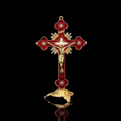 Large Resin Crucifix Statue Of Jesus Christ Home  Car Decoration 4