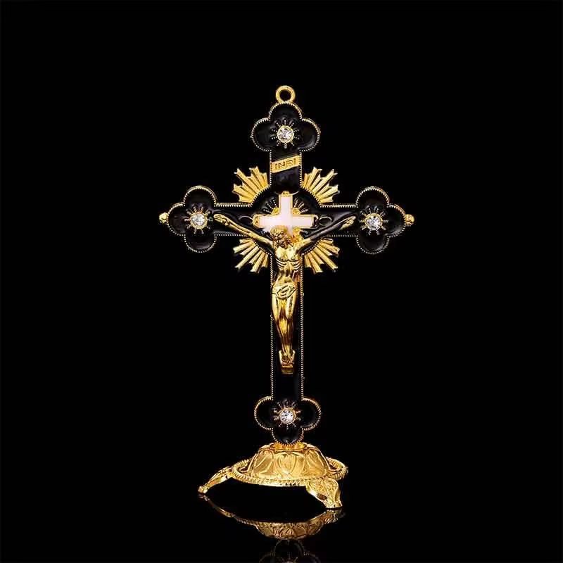 Large Resin Crucifix Statue Of Jesus Christ Home  Car Decoration 6