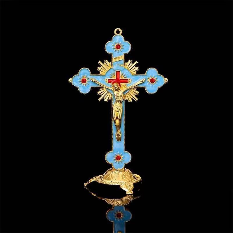 Large Resin Crucifix Statue Of Jesus Christ Home  Car Decoration 8