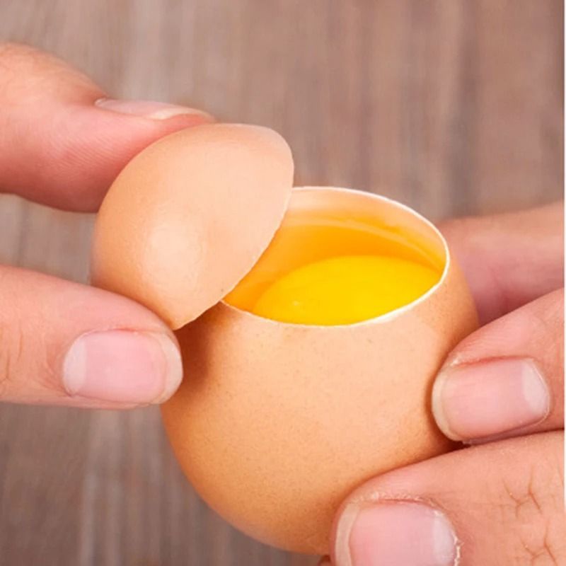 Stainless Steel Egg Topper Cutter Metal Egg Scissors Boiled Raw Egg Opener 5