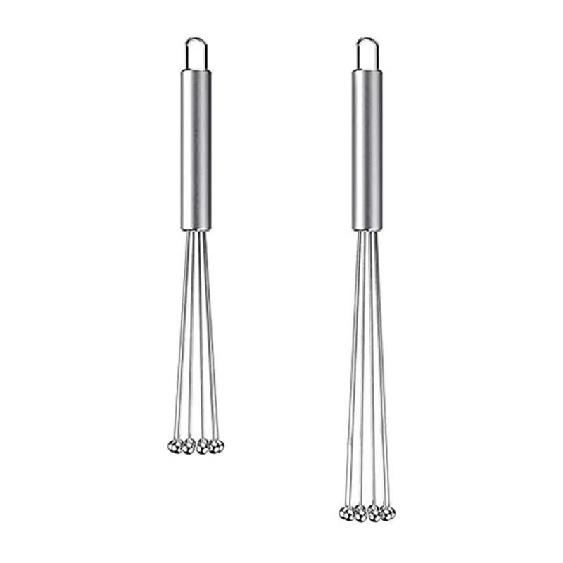 Stainless Steel Ball Whisk Manual Mixer Kitchen Wire Egg Whisk 4