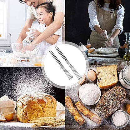 Stainless Steel Ball Whisk Manual Mixer Kitchen Wire Egg Whisk 5