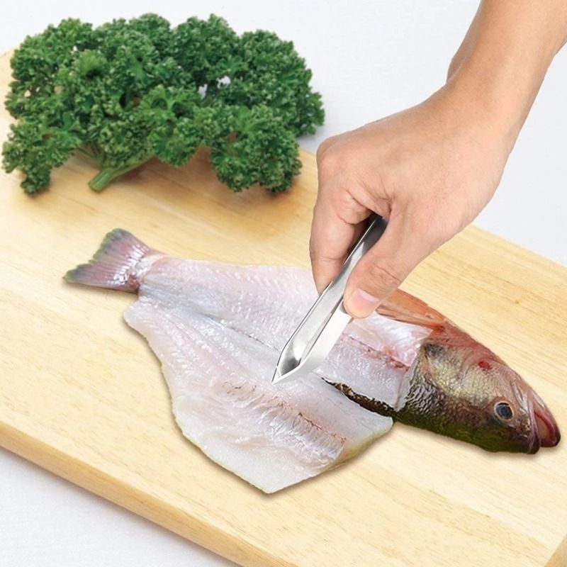Stainless Steel Fish Scale Scraper And Bone Tweezers Set 5