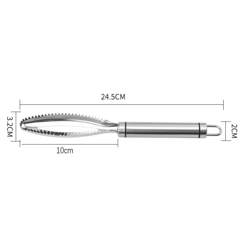 Stainless Steel Fish Scale Scraper And Bone Tweezers Set 7