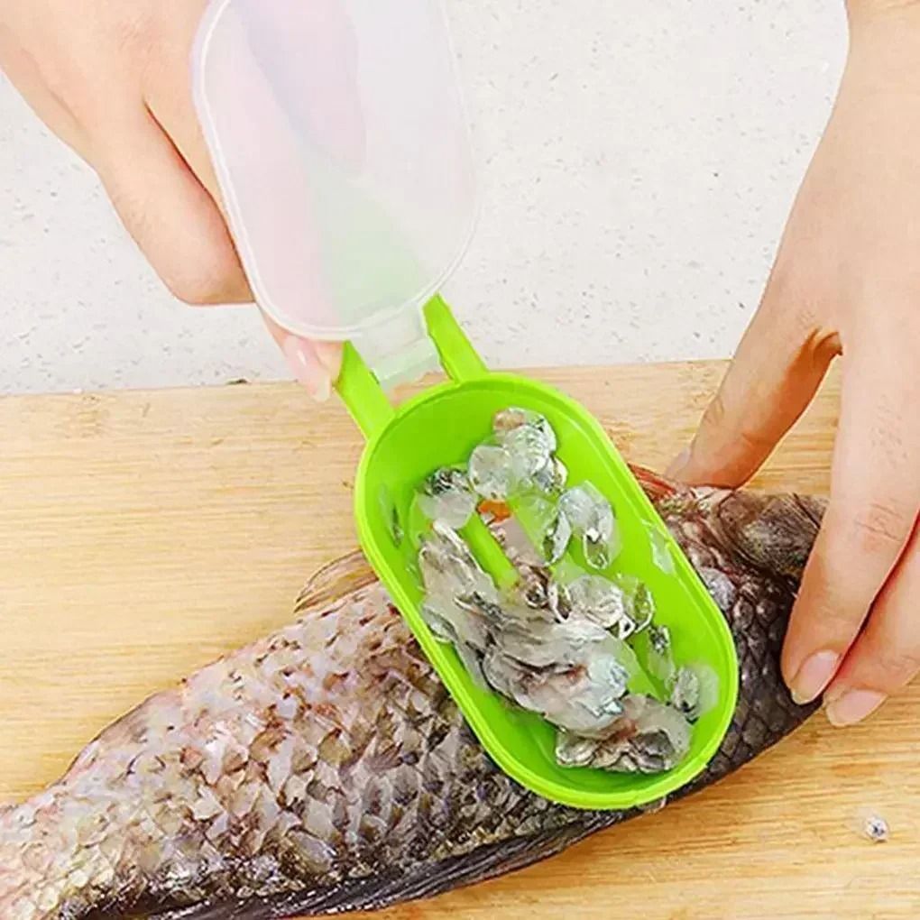 Fish Skin Brush Scraping Tool Fish Scale Remover And Gutting Knife Seafood Cleaning Tool 1