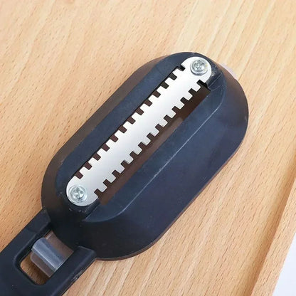 Fish Skin Brush Scraping Tool Fish Scale Remover And Gutting Knife Seafood Cleaning Tool 4
