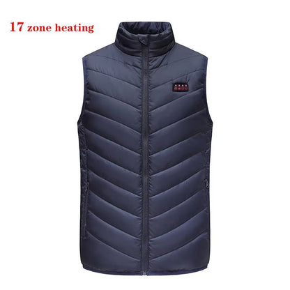 USB Heated Vest Electric Bodywarmer For Men  Women With Adjustable Zones 11