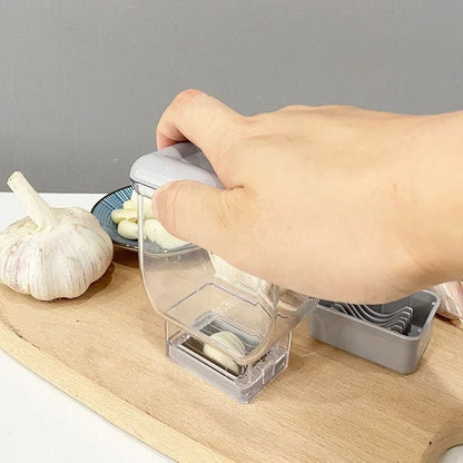 Manual Pressing Garlic Grinder And Cutter Kitchen Tool 2