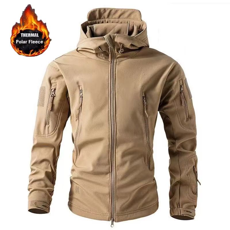 Mens Winter Autumn Waterproof Fleecelined Softshell Jacket M5XL 9