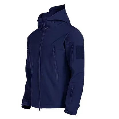 Mens Winter Autumn Waterproof Fleecelined Softshell Jacket M5XL 8