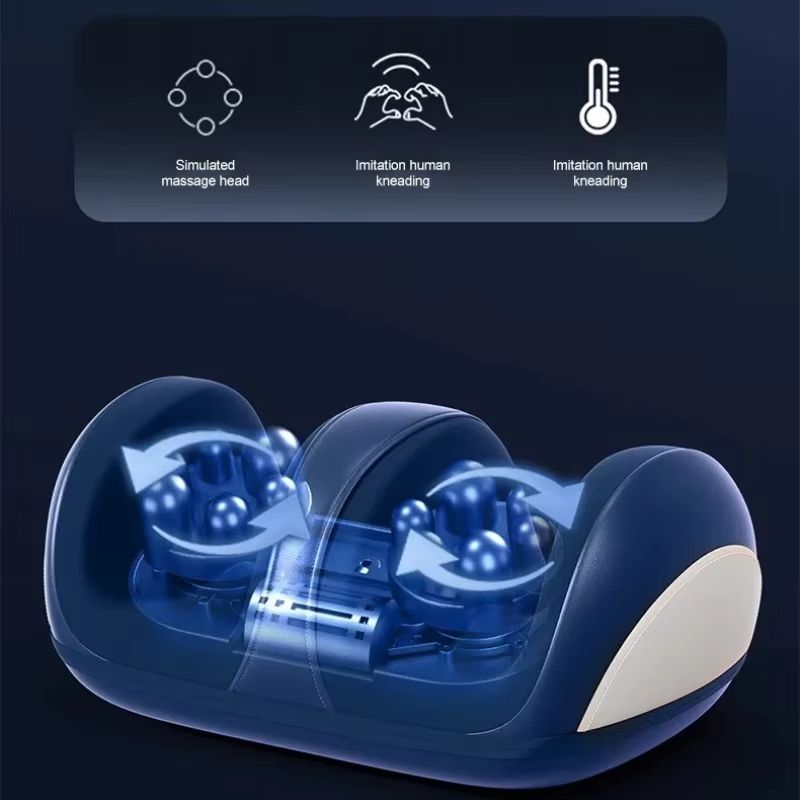 Extra Big Electric Foot Massager With Heat Shiatsu Leg And Calf Relaxer 1