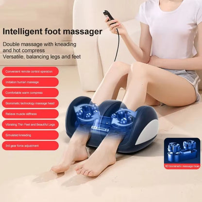 Extra Big Electric Foot Massager With Heat Shiatsu Leg And Calf Relaxer 5