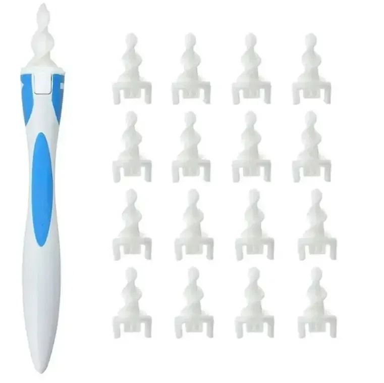 Soft Silicone Ear Wax Remover Tool With Replacement Tips For Safe And Easy Ear Cleaning 6