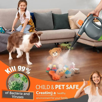 Powerful Handheld Steam Cleaner With Safety Lock And Detergent Container 5