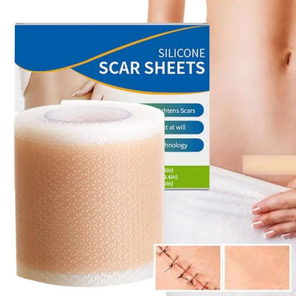 Soft Reusable Silicone Scar Tape for Gentle Scar Care