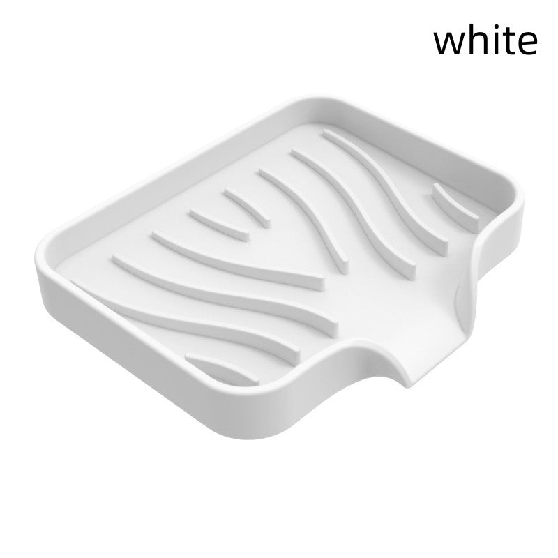 Japanese Bathroom Silicone Soap Box Draining Rack Hole Free Soap Box Household Draining Box Portabl 7