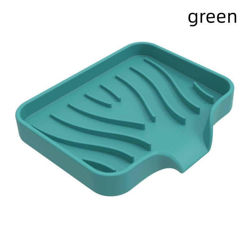 Japanese Bathroom Silicone Soap Box Draining Rack Hole Free Soap Box Household Draining Box Portabl 9