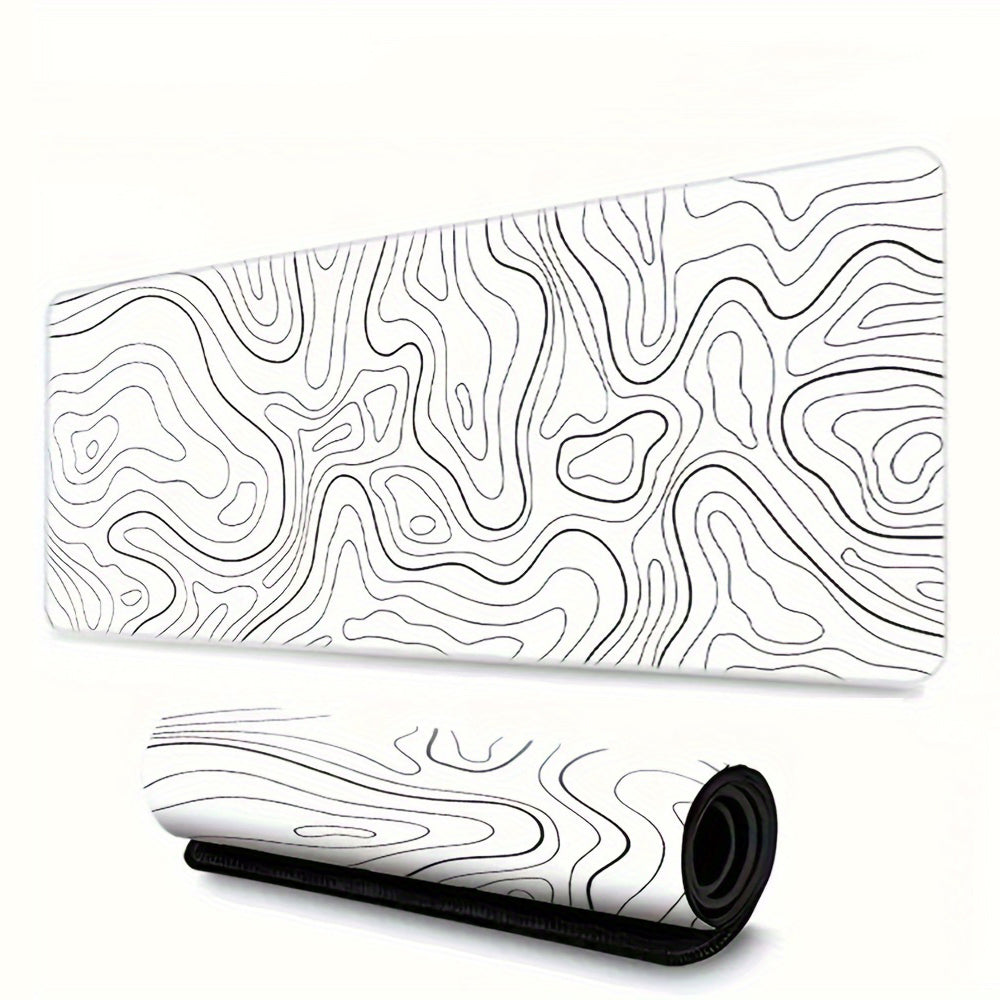 Large Mouse Pads For Desk, Extended Mouse Pad, Gaming Mouse Pad, Mouse Pad With Stitched Edges And Non Slip Rubber Base