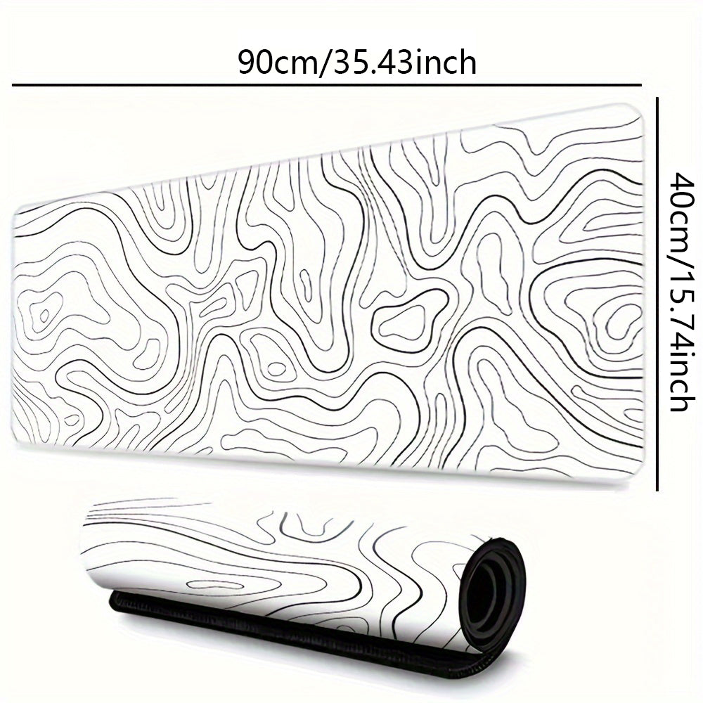 Large Mouse Pads For Desk, Extended Mouse Pad, Gaming Mouse Pad, Mouse Pad With Stitched Edges And Non Slip Rubber Base