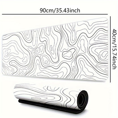 Large Mouse Pads For Desk, Extended Mouse Pad, Gaming Mouse Pad, Mouse Pad With Stitched Edges And Non Slip Rubber Base