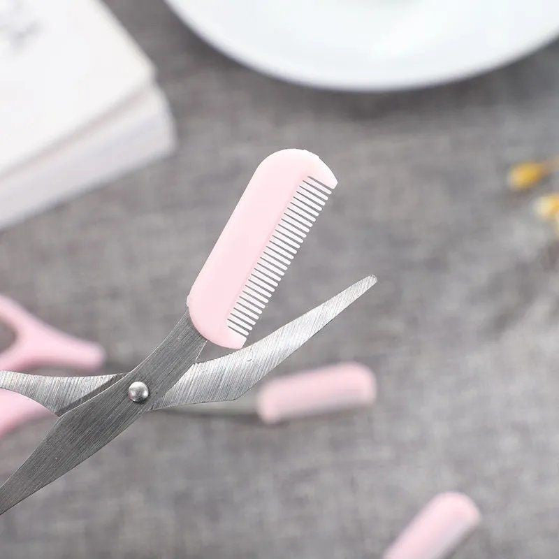 Safe Eyebrow Trimming Makeup Tool, Precise Creation Of Perfect Eyebrow Shape, Stainless Steel Eyebrow Trimming Scissors