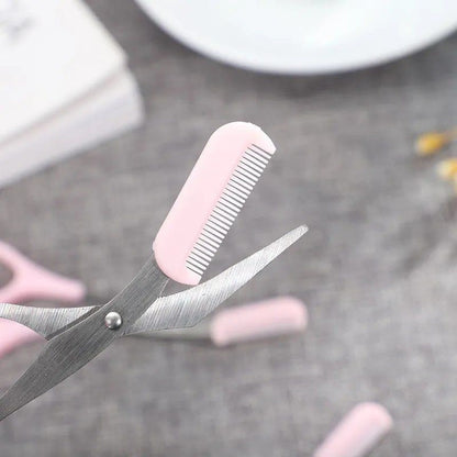 Safe Eyebrow Trimming Makeup Tool, Precise Creation Of Perfect Eyebrow Shape, Stainless Steel Eyebrow Trimming Scissors