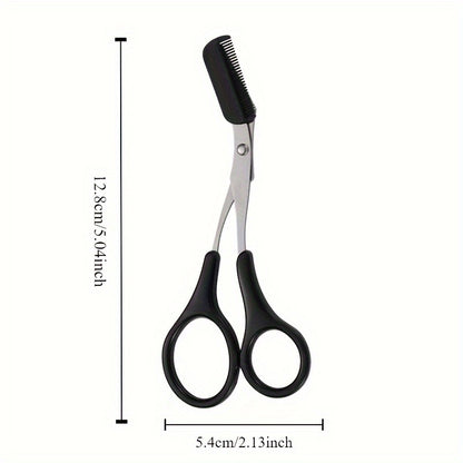 Safe Eyebrow Trimming Makeup Tool, Precise Creation Of Perfect Eyebrow Shape, Stainless Steel Eyebrow Trimming Scissors