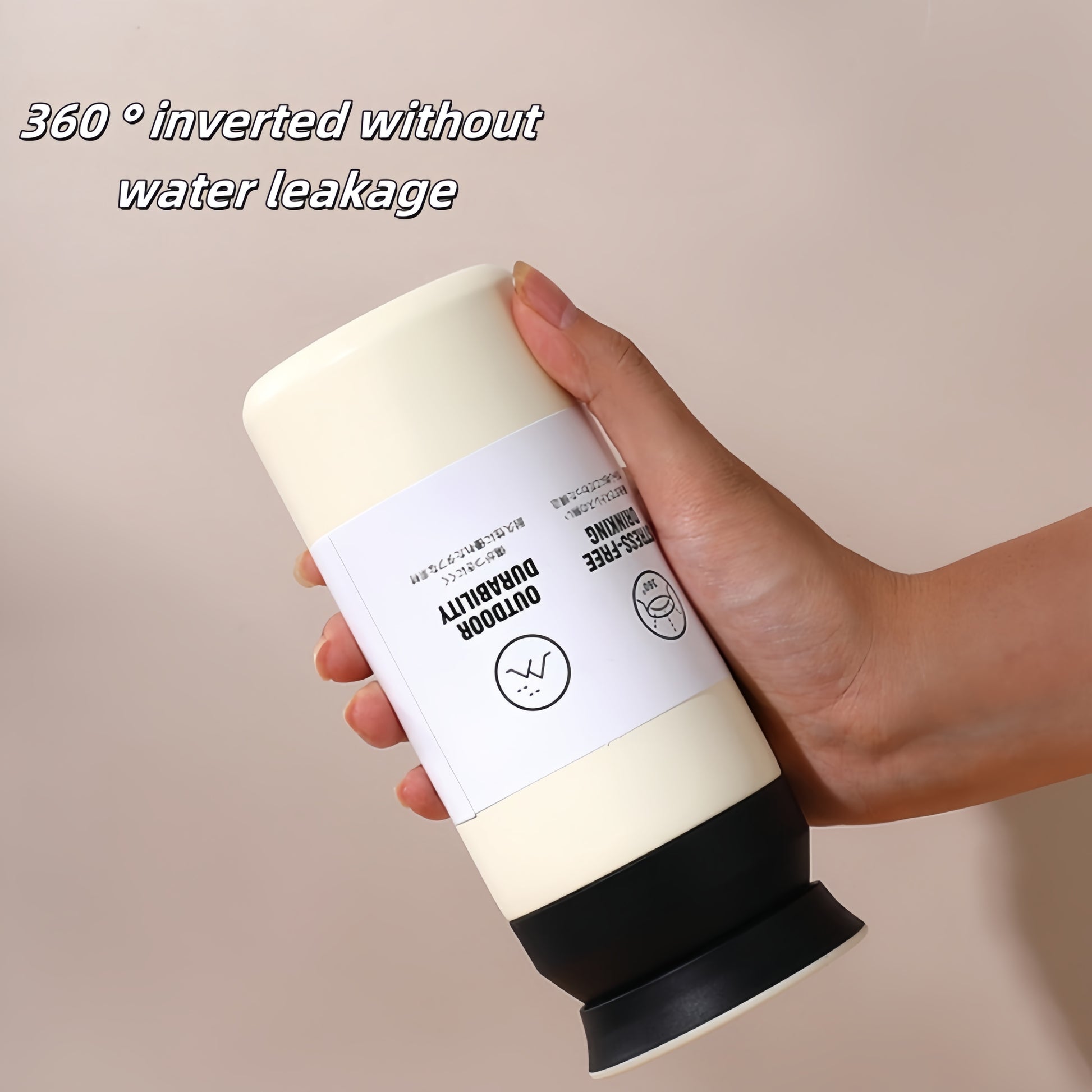 Stainless Steel Insulated Water Bottle, Thermal Tumbler Coffee Mug, Vacuum Flask Portable Hot Cold Cup