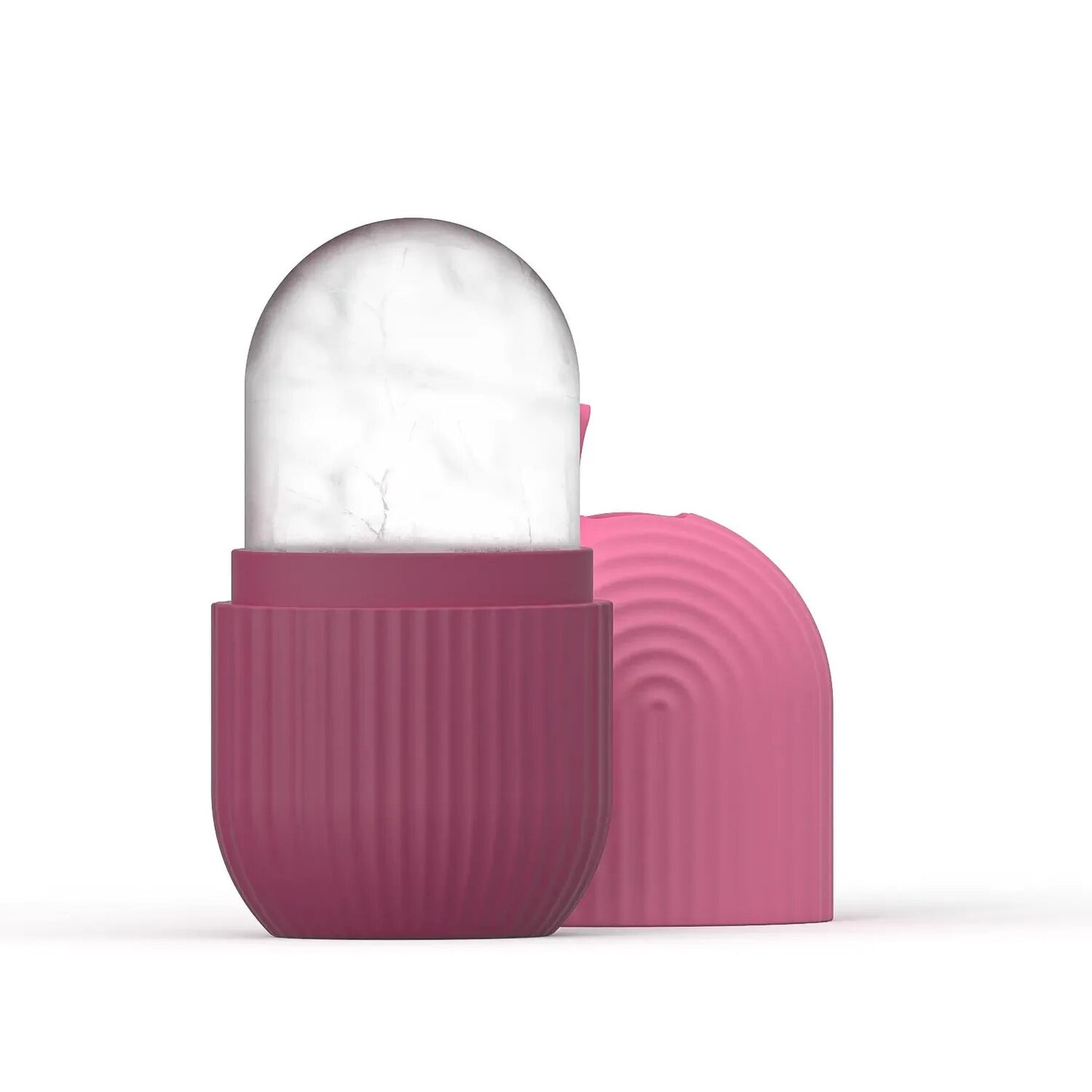 Ice Ball Face Massager Contouring, Silicone Ice Cube Trays Beauty Lifting, Eye Roller Facial Treatment Reduce Acne Skin
