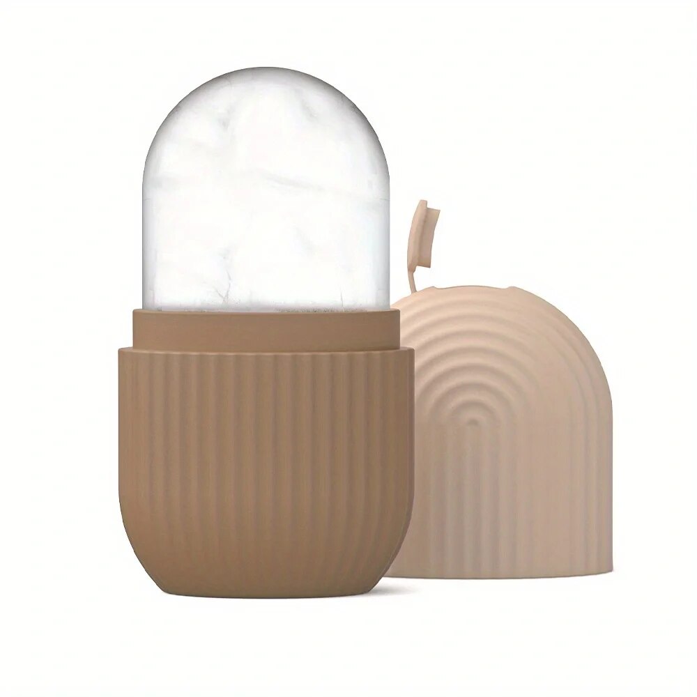 Ice Ball Face Massager Contouring, Silicone Ice Cube Trays Beauty Lifting, Eye Roller Facial Treatment Reduce Acne Skin