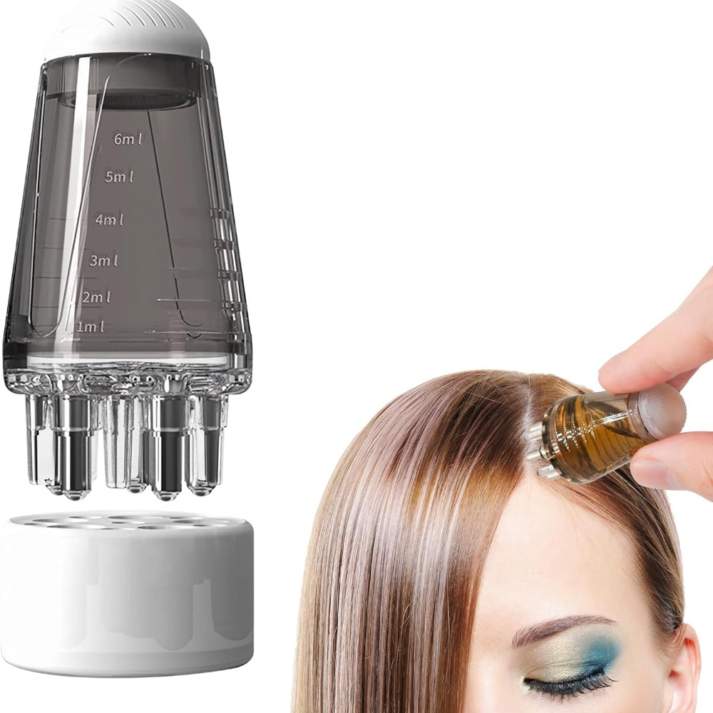 Roller Ball Brush Hair Growth Device, Scalp Applicator Mini Head Massager, Essential Oil Medicine Liquid Applicator