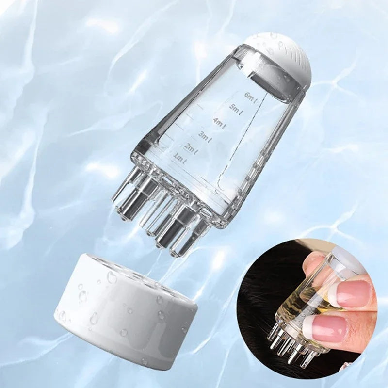 Roller Ball Brush Hair Growth Device, Scalp Applicator Mini Head Massager, Essential Oil Medicine Liquid Applicator