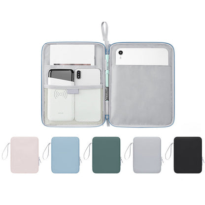 Tablet Sleeve Bag, Handbag Case for iPad Air, Samsung Tablet Cover, Xiaomi Lenovo Shockproof Pouch with Multi Pockets