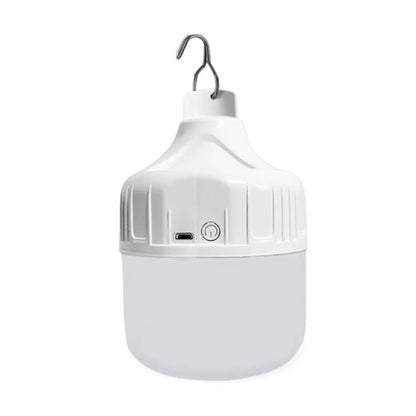 Portable LED 3 Modes Outdoor Lamp USB Rechargeable Camping Light Bulb Super Bright Night Lighting E 4