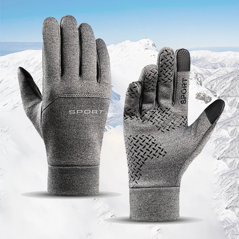 Touch Screen Winter Warm Gloves, Cold-proof Cycling Gloves, Men's Women's Running Hiking Skiing Gloves