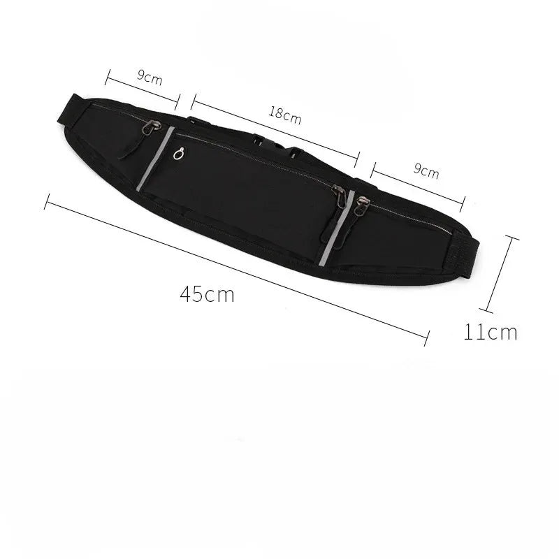 Invisible Waterproof Mini Waist Running Mobile Waist Bag Fitness Outdoor Sports Waist Bag Mens And  2