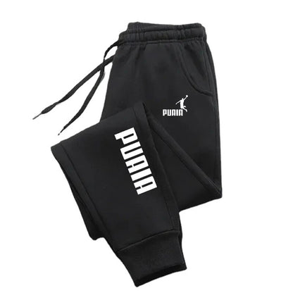 Fitness Loose Fit Clothing Mens Pants Autumn Winter Sport Jogging Trousers Solid Color Streetwear P 5