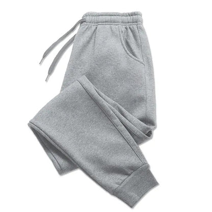 Fitness Loose Fit Clothing Mens Pants Autumn Winter Sport Jogging Trousers Solid Color Streetwear P 2