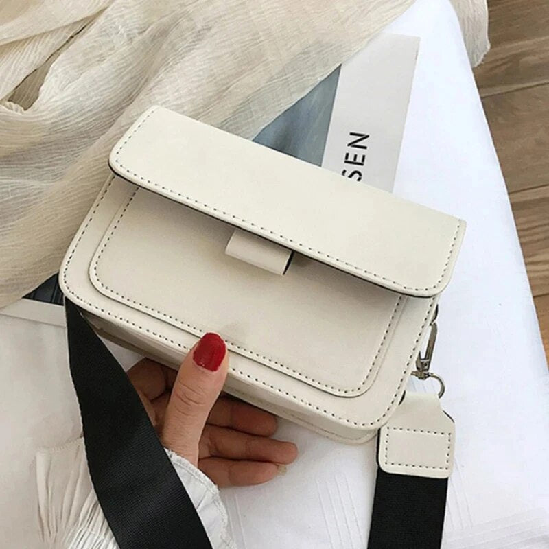 Bag For Women Travel Handle Handbag Classic Designer PU Leather Crossbody Ladies Small Flap Bag 4