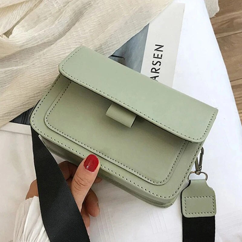 Bag For Women Travel Handle Handbag Classic Designer PU Leather Crossbody Ladies Small Flap Bag 5
