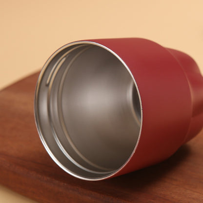 Drinkware Mini Stainless Steel Coffee Mug Small Capacity Simple Vacuum Flasks Portable Fashion Pump 3