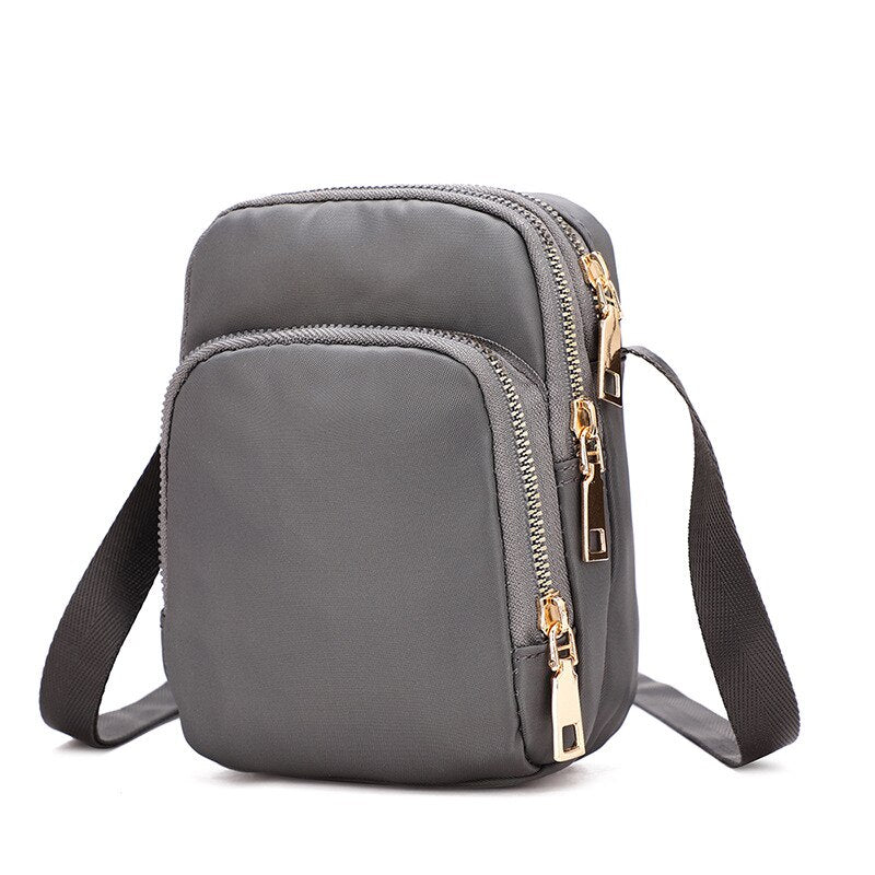 Crossbody Zipper Women Bag Waterproof Shoulder Bag Lady Female Handbag Mobile Phone Pouch Wrist Pur 6