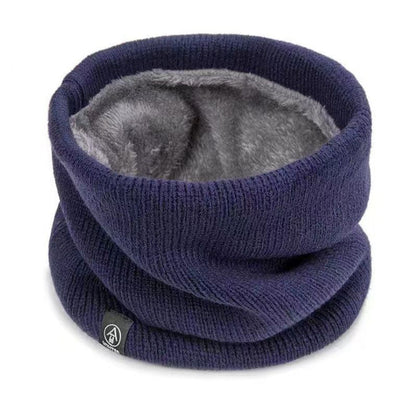 Thickened Plush Warm Knitted Scarf Winter Neck Gaiter Coldproof Tube Scarf Windproof Outdoor Sport  8