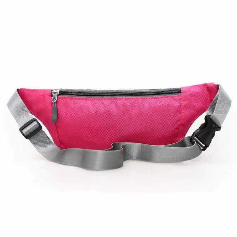 Nylon Chest Pack For Women Phone Bags Pocket Casual Men Waist Bag Running Belt Sports Bag Multifunc 4