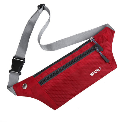 Nylon Chest Pack For Women Phone Bags Pocket Casual Men Waist Bag Running Belt Sports Bag Multifunc 5