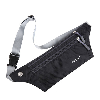 Nylon Chest Pack For Women Phone Bags Pocket Casual Men Waist Bag Running Belt Sports Bag Multifunc 7