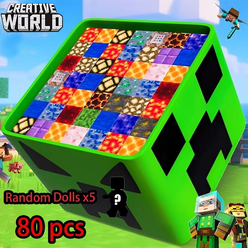 Magnetic Mine World Building Cube Set For Kids 13