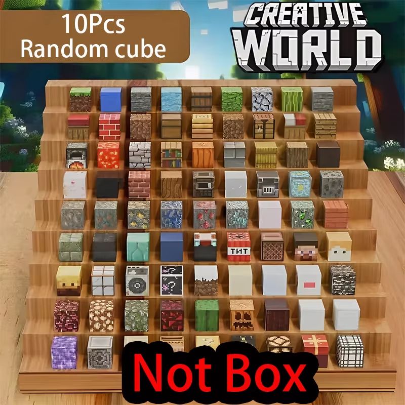 Magnetic Mine World Building Cube Set For Kids 6