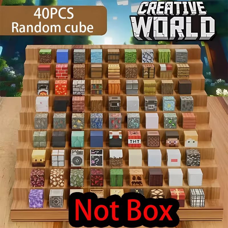 Magnetic Mine World Building Cube Set For Kids 8