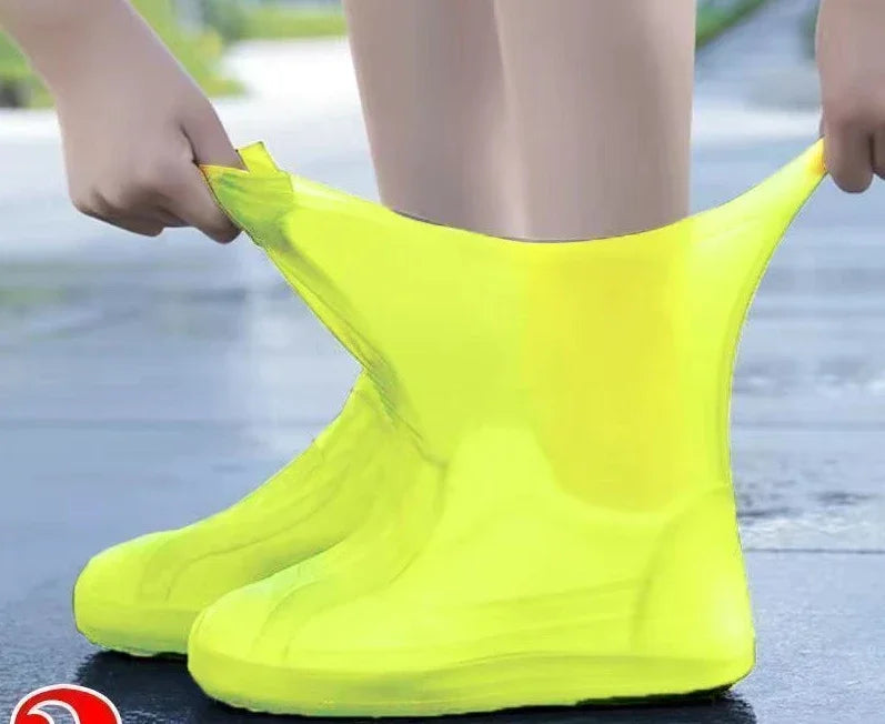 Overshoes Accessories For Outdoor Rainy Day 1 Pair Silicone WaterProof Shoe Covers Lipresistant Rub 2